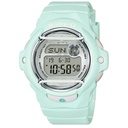 Reloj de mujer Casio Baby-G Chrono Light Digital Dial Correa de resina verde BG169R-3